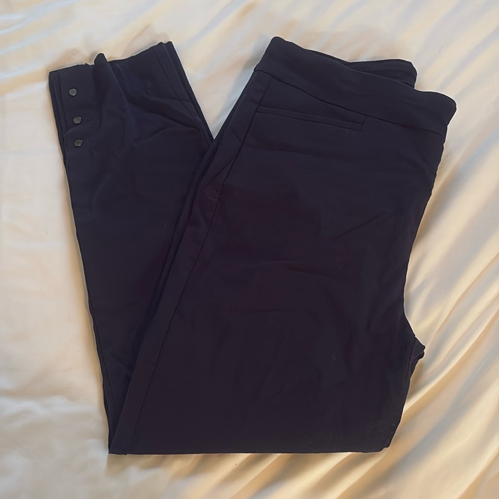 Chicos Button detail Stretch Dress Pants SIZE 2R